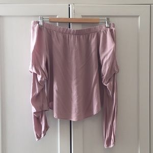 off the shoulder top